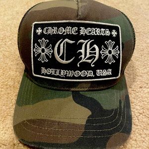 Chrome Hearts Camo Trucker Hat